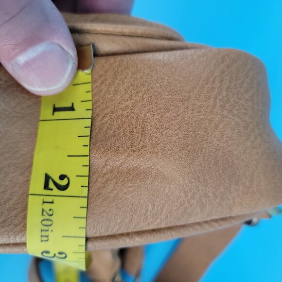 🧡 ANTİK KRAFT Vegan Leather Sling Backpack – Boho-Chic Mini Pack (Excellent) - Picture 13 of 15